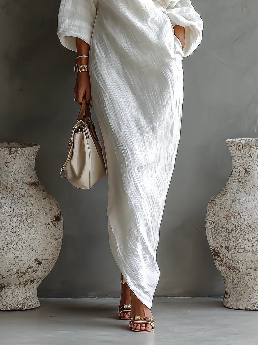 Elise | Elegant Asymmetrical Maxi Dress