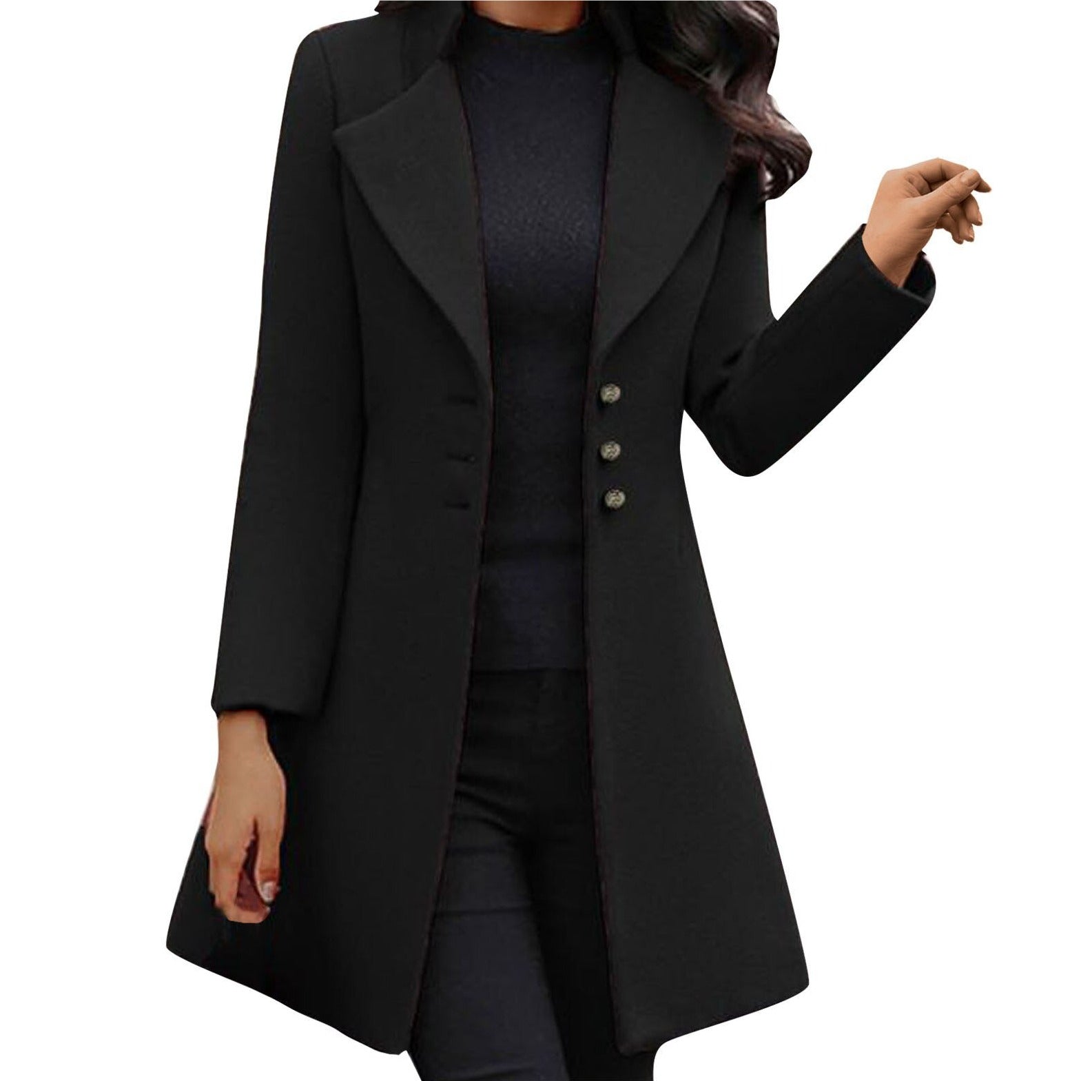 Freya™ - Italian Long-Sleeve Coat