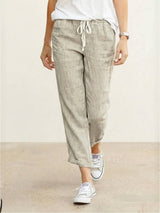 Harper | Women's Casual Drawstring Straight-Leg Casual Pants