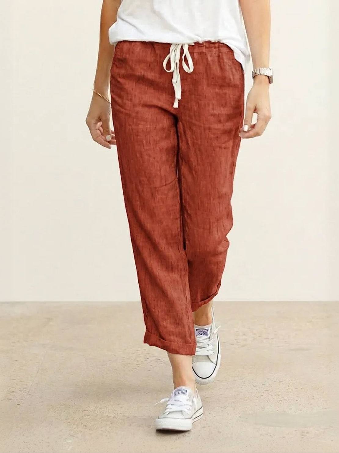 Harper | Women's Casual Drawstring Straight-Leg Casual Pants