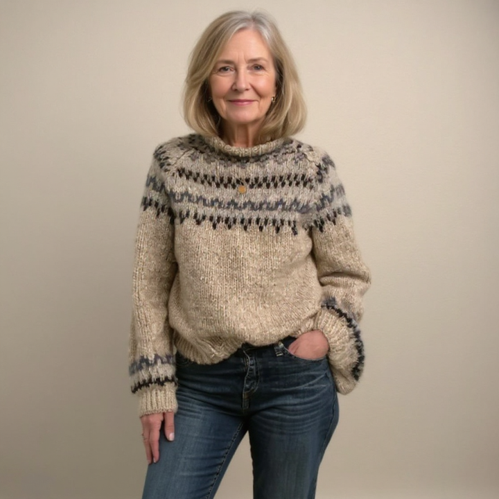 Helga™ - Handcrafted Icelandic Jumper