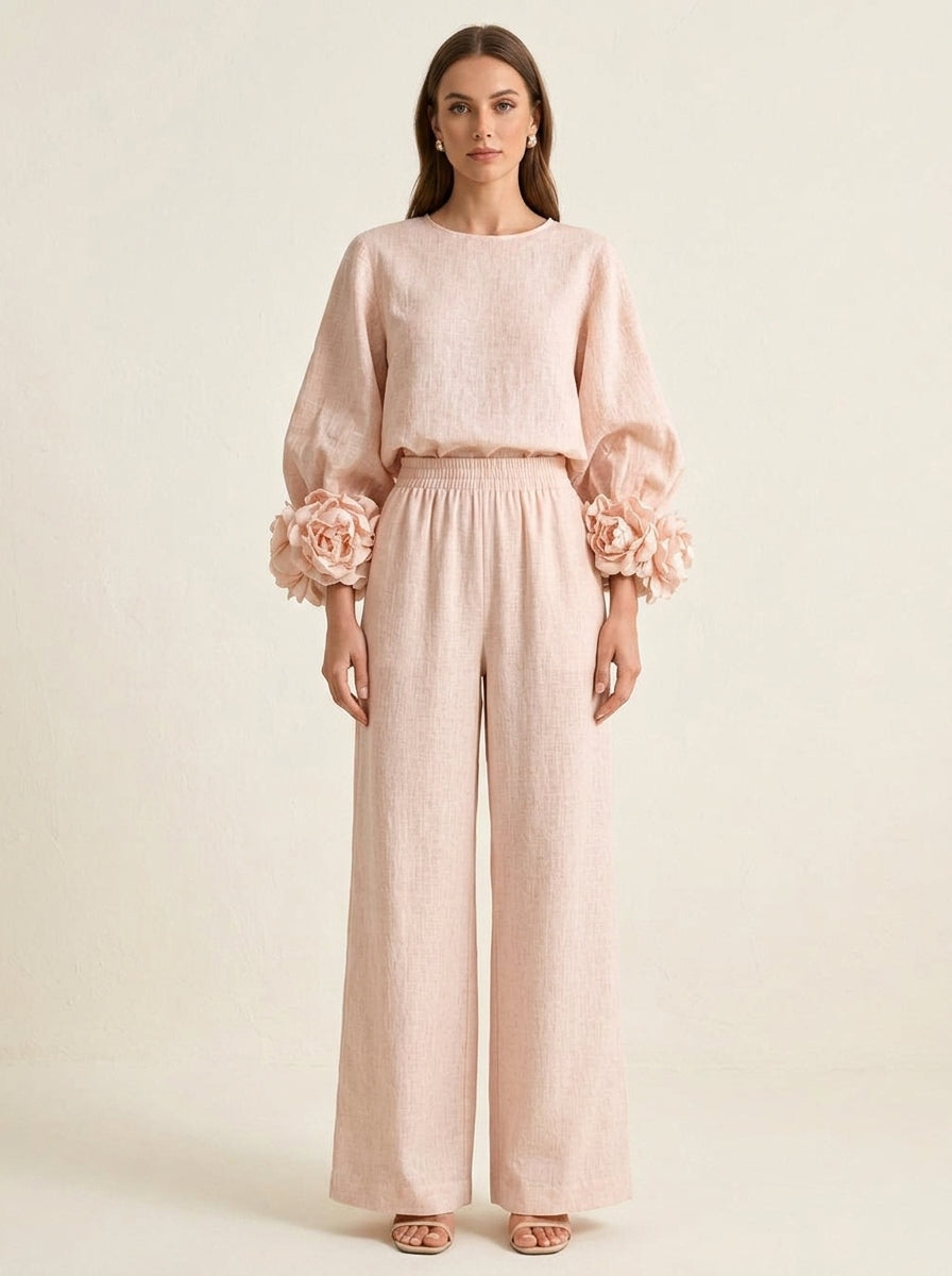 ROSALIE | FLORAL CUFF TWO-PIECE SET