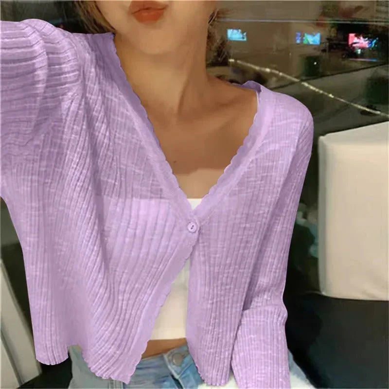 Hannah - Lightweight Summer Knit Cardigan